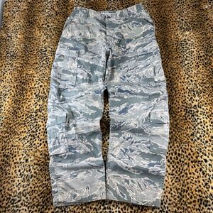 US Air Force ABU Digital Tiger Stripe Camo Cargo Pants DSCP 34S Military Utility